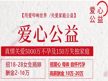 丰泽捐卵助孕生子 爱心志愿者招募